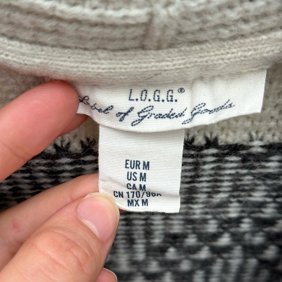 L.O.G.G. Label of Graded Goods Aztec Fringe Cardigan Sweater - Picture 2 of 4